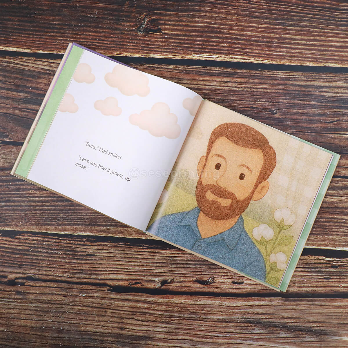 Premium Matte Finish Hardcover Children&rsquo;s Book Printing with Foil Embossing Dust Jackets
