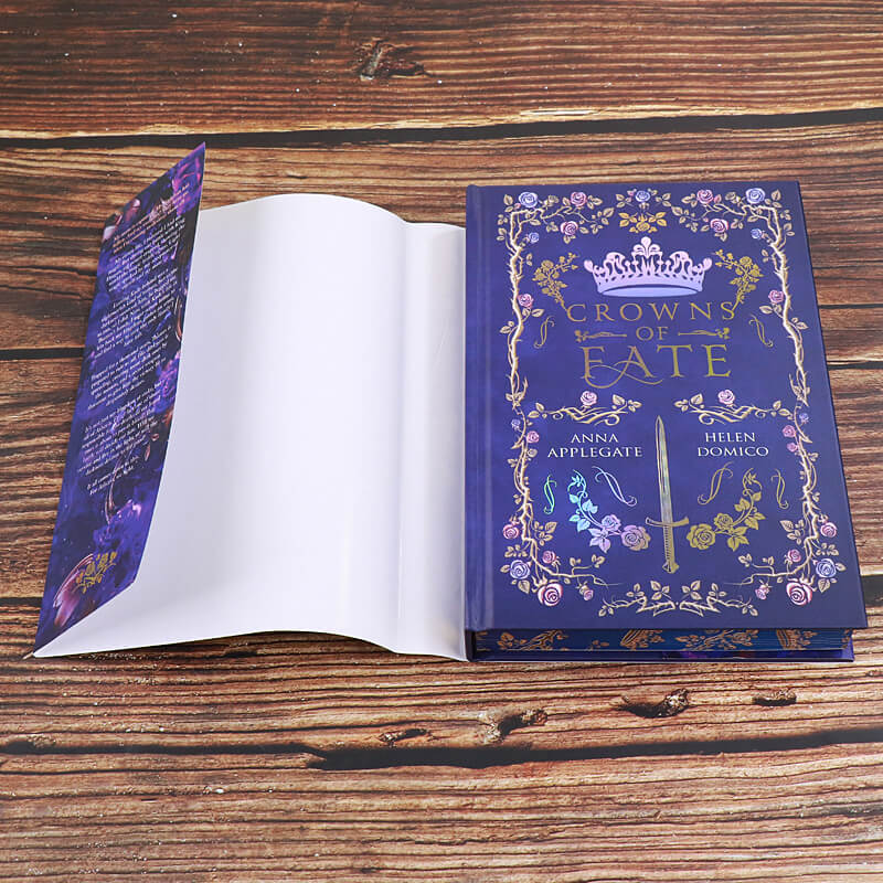 Collector&rsquo;s Edition Casebound Book with Holographic Foil and Sprayed Edges, Dust Jackets