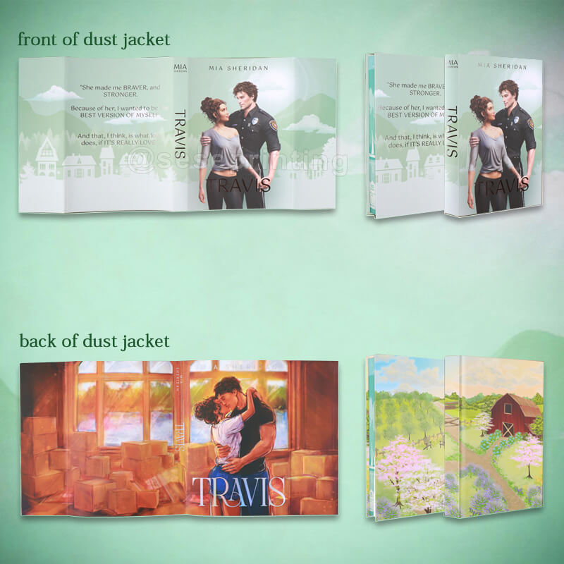 Special Edition Book with Soft Touch Matte Hardcover, Dust Jackets, and Sprayed Edges