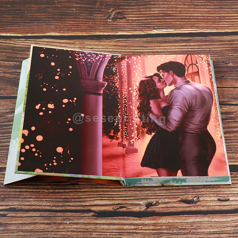 Special Edition Book with Soft Touch Matte Hardcover, Dust Jackets, and Sprayed Edges