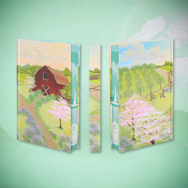 Special Edition Book with Soft Touch Matte Hardcover, Dust Jackets, and Sprayed Edges