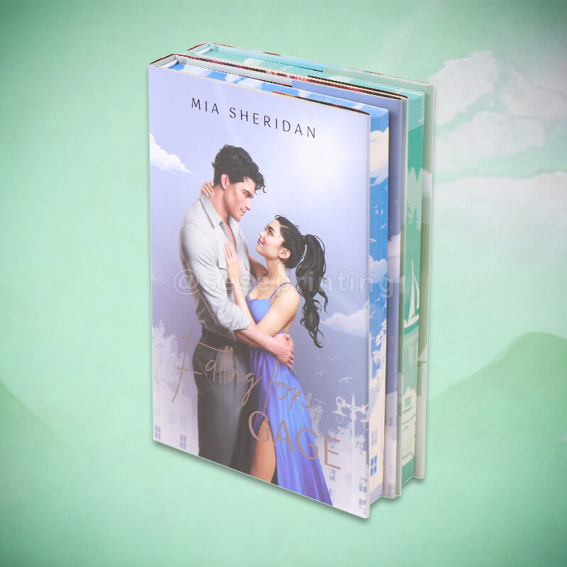 Published Book Series with Soft Touch Hardback, Printed Endpapers, Dust Jackets and Custom Edges