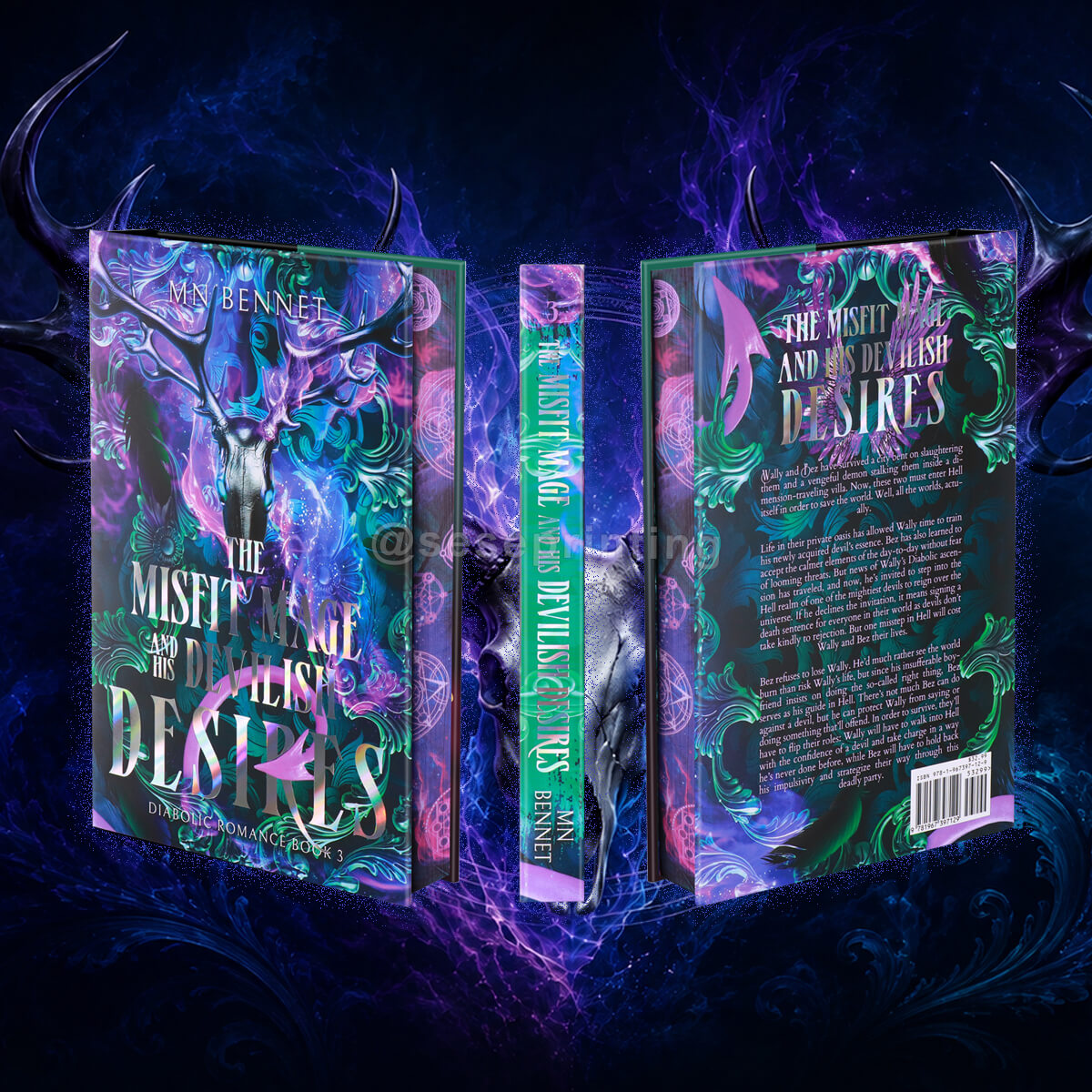 Special Edition Fantasy Book with Holographic Foil, Printed Endpapers and Sprayed Edges