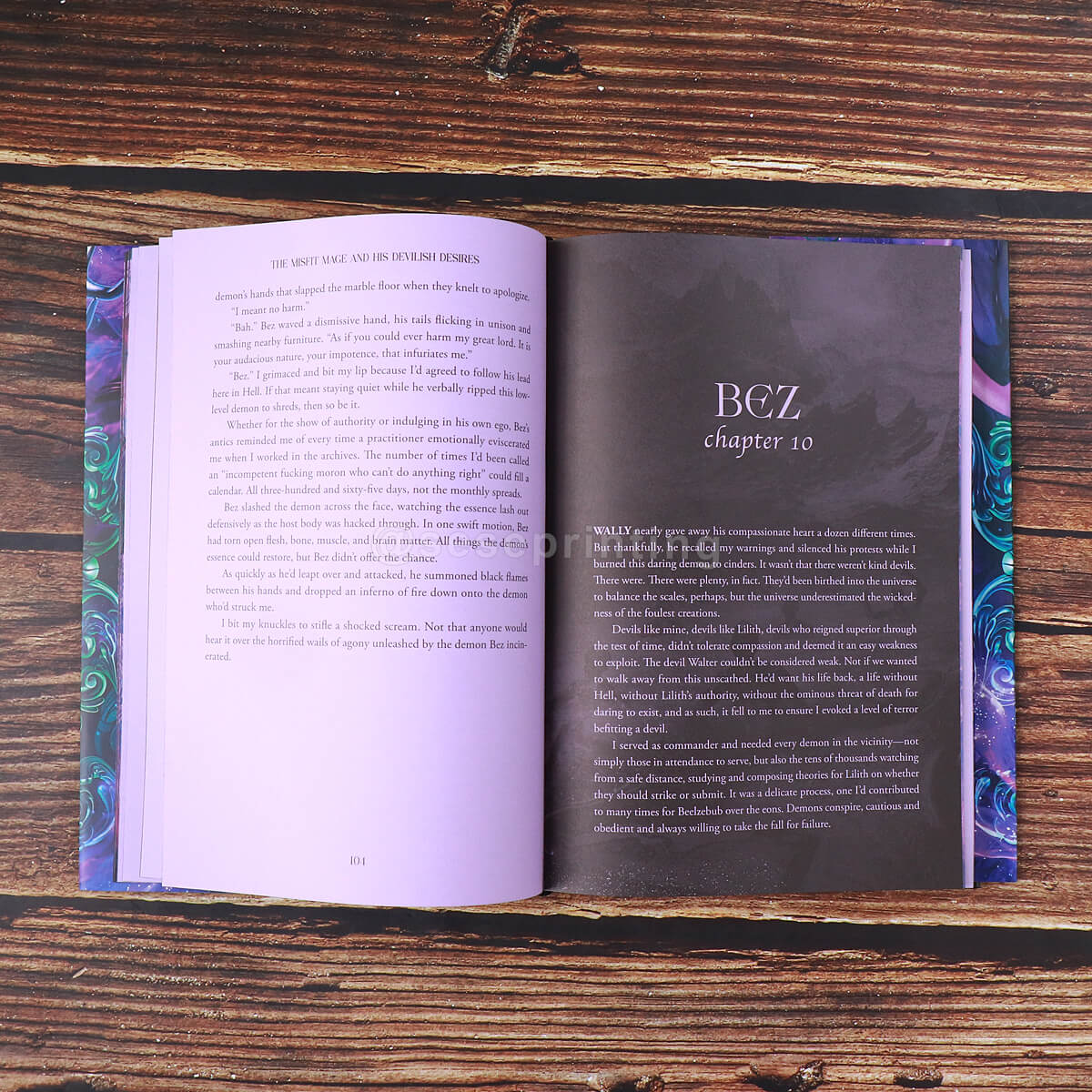 Special Edition Fantasy Book with Holographic Foil, Printed Endpapers and Sprayed Edges
