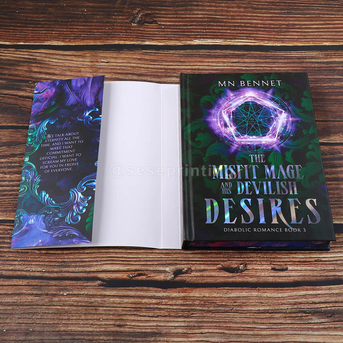 Special Edition Fantasy Book with Holographic Foil, Printed Endpapers and Sprayed Edges