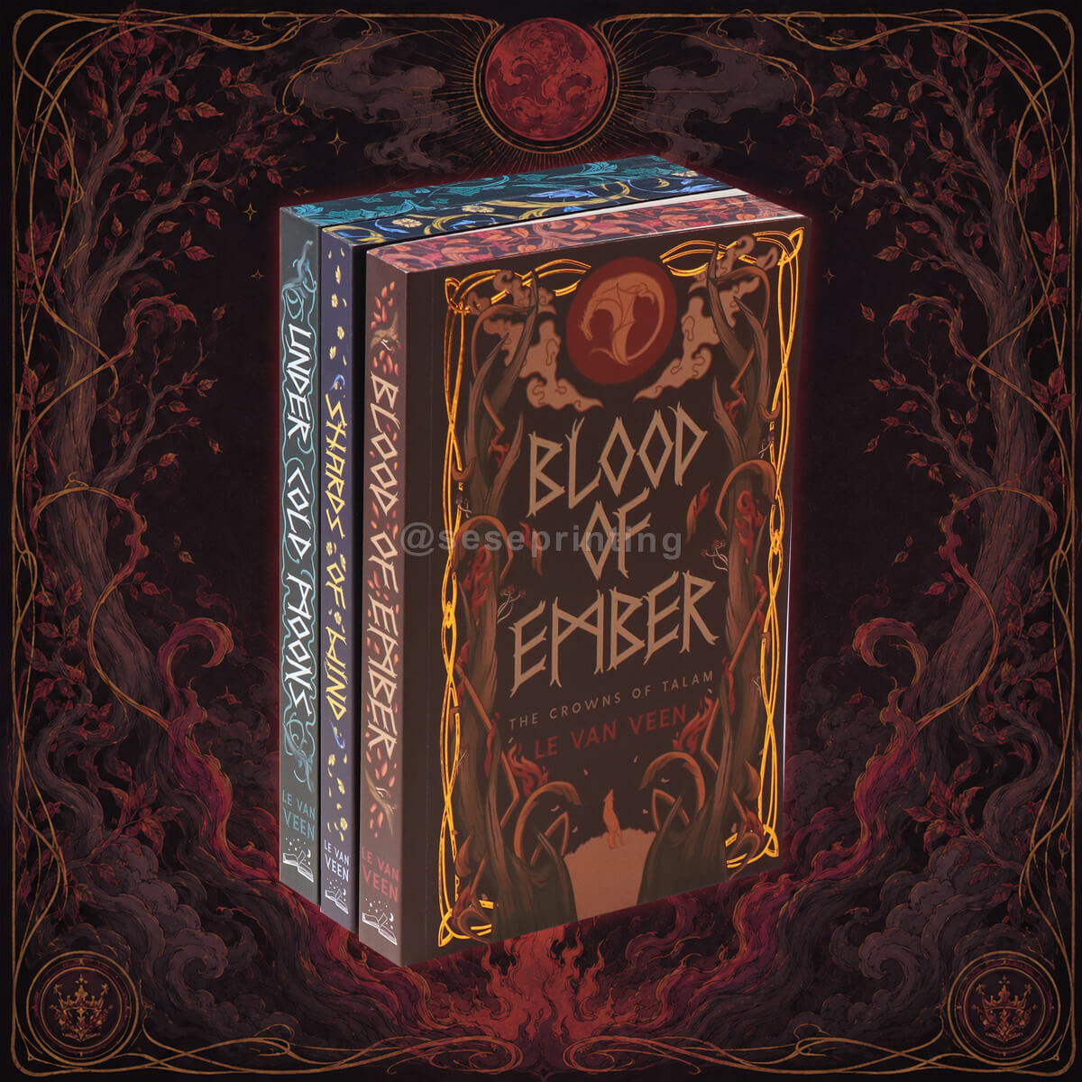 Special Edition Paperback Series with Foiling Embossing Covers and Custom Sprayed Edges