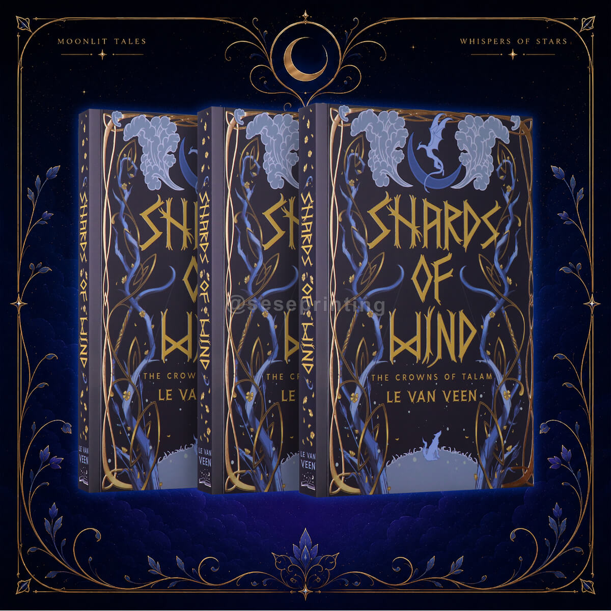 Special Edition Paperbacks Printed Foil, Embossed and Spot UV Coating, Custom Sprayed Edges