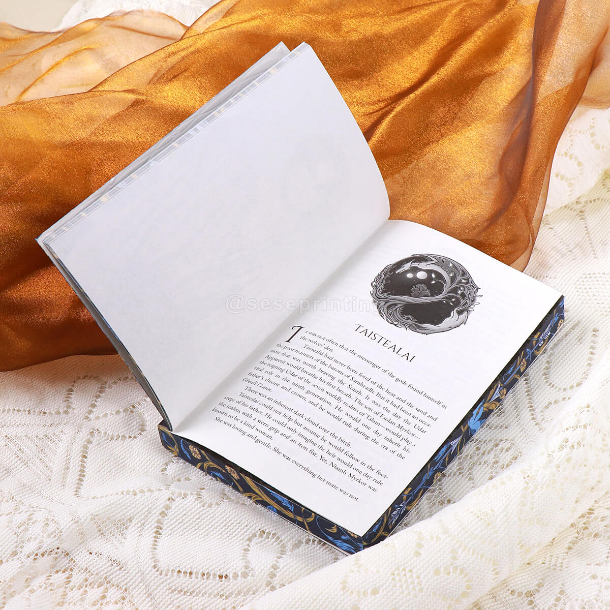 Special Edition Paperbacks Printed Foil, Embossed and Spot UV Coating, Custom Sprayed Edges