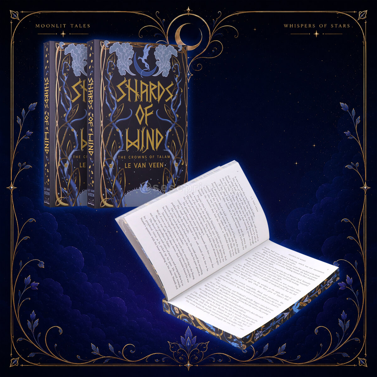 Special Edition Paperbacks Printed Foil, Embossed and Spot UV Coating, Custom Sprayed Edges