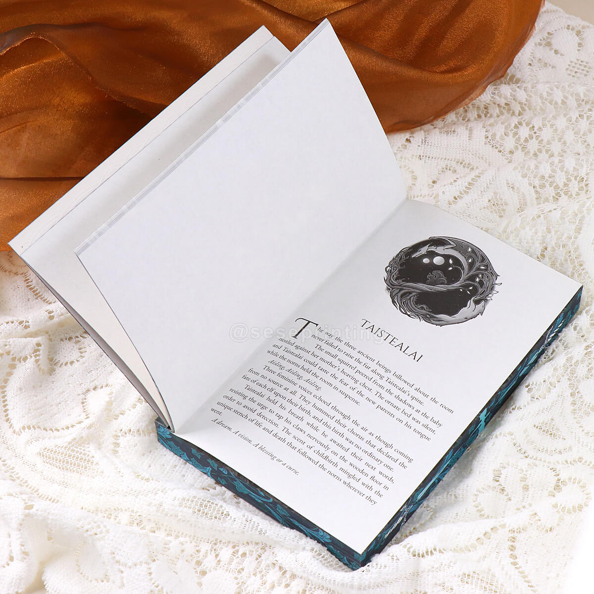 Special Edition Paperback with Foil Embossing Covers and Sprayed Edges