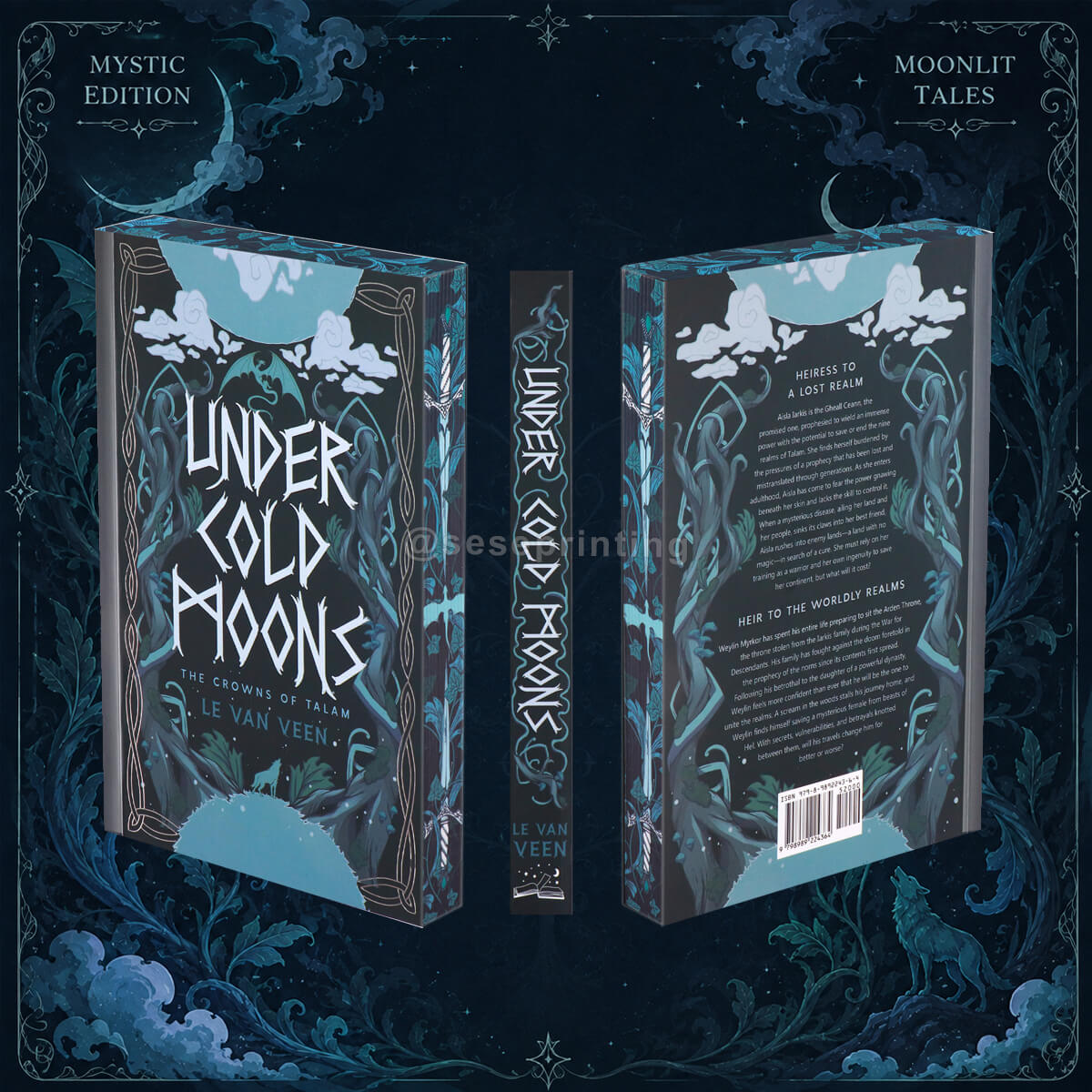 Special Edition Paperback with Foil Embossing Covers and Sprayed Edges
