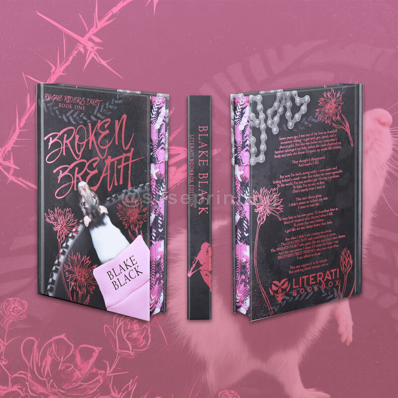 Special Edition Romance Hardcover Book with Foil Cover, Sprayed Edges and Custom Endpapers