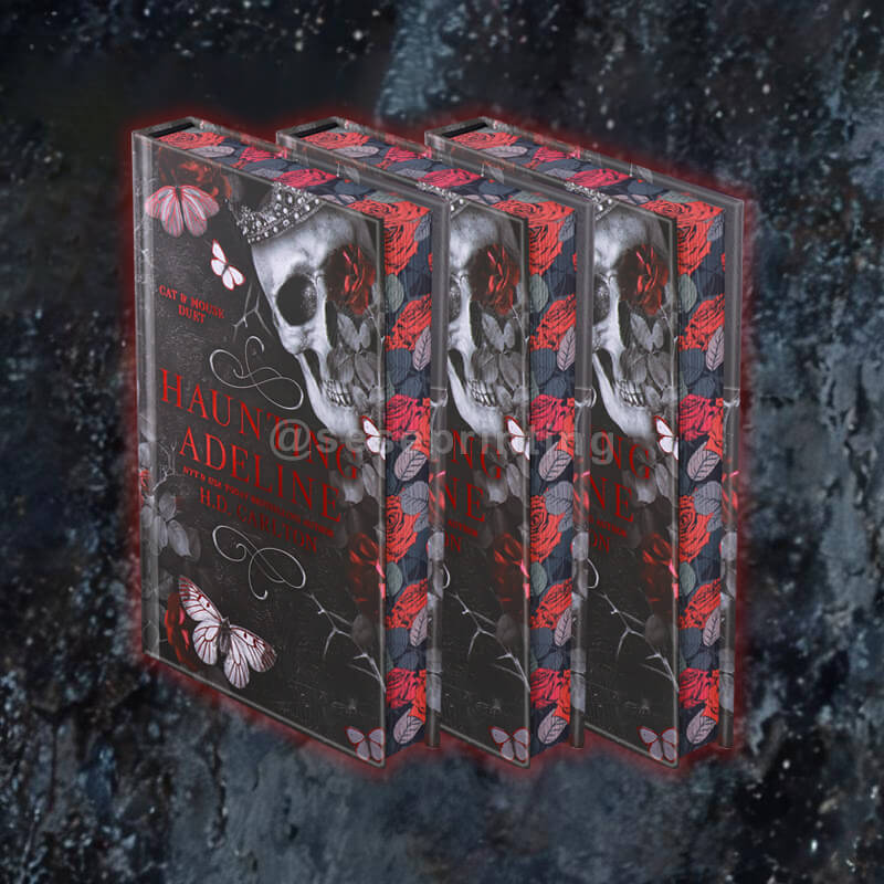 Special Edition Romance Book with Foil Cover, Decorative Sprayed Edges and Custom Endpapers