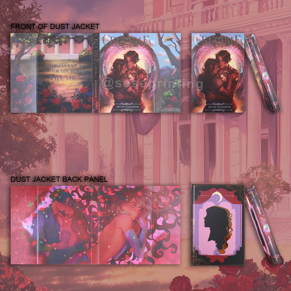 Romance Special Editions Made for Hardcover with Sprayed Edges, Dust Jackets, Endpapers