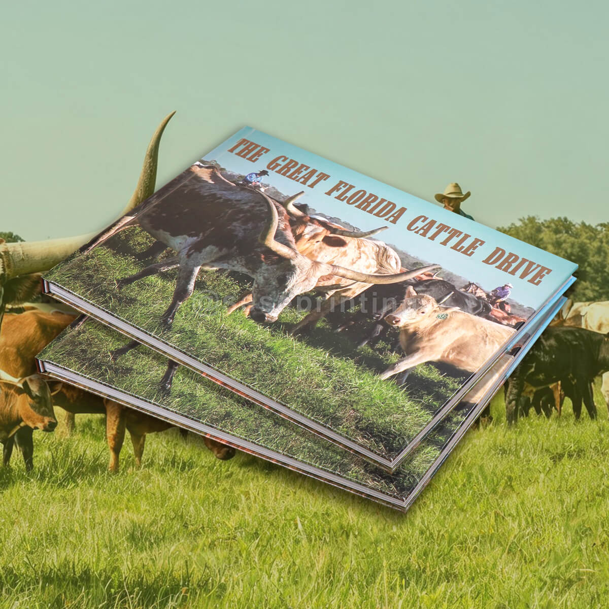 Full Color Printing Glossy Laminated Hardcover Photography Book