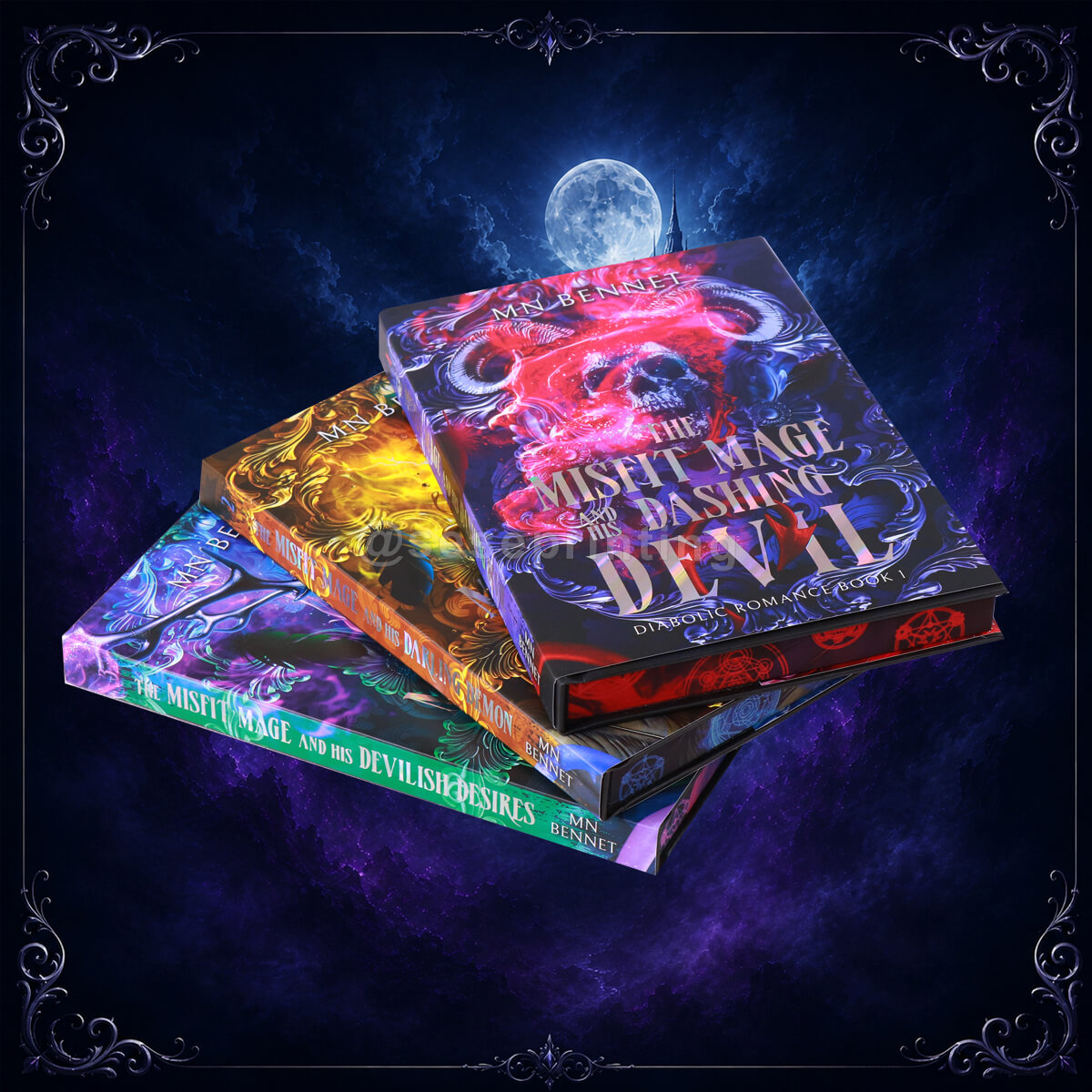 Color Pages Printed Special Edition Omnibus Hardback Book Series with Dust Jackets, Sprayed Edges