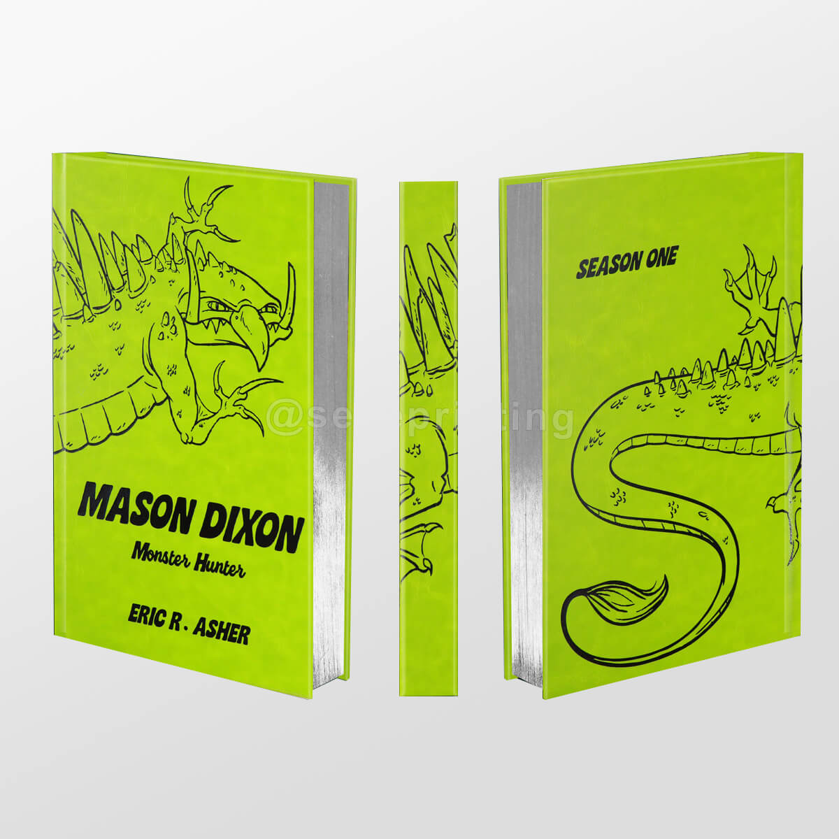 Premium Special Edition Hardcover Book with Gilded Edges and Printed End Sheets