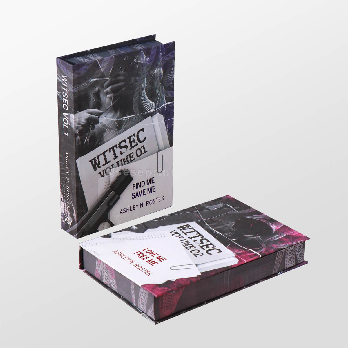 2 Novels Series with Foiling Hardcover, Color Pages, Sprayed Edges, Foiled Endpapers
