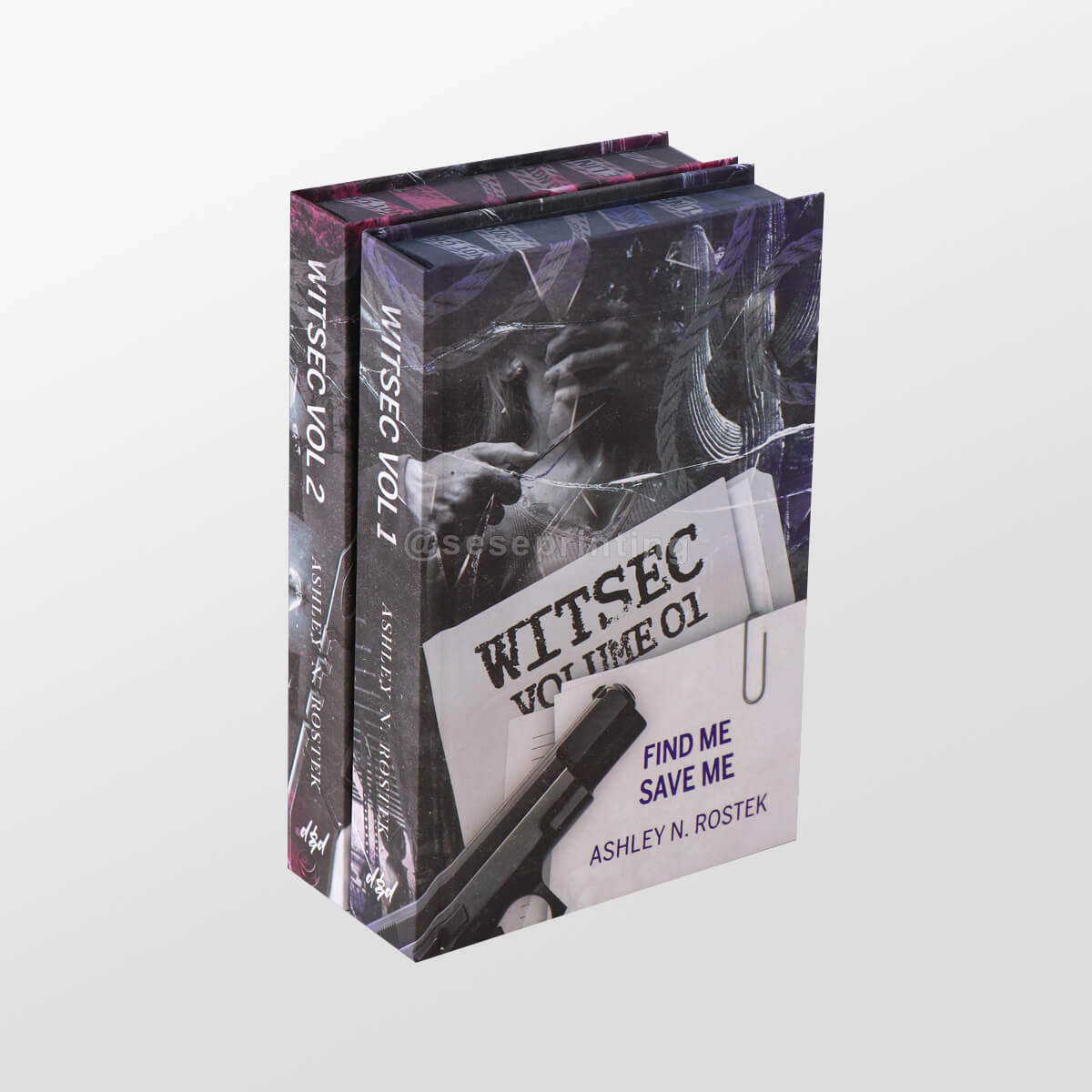2 Novels Series with Foiling Hardcover, Color Pages, Sprayed Edges, Foiled Endpapers