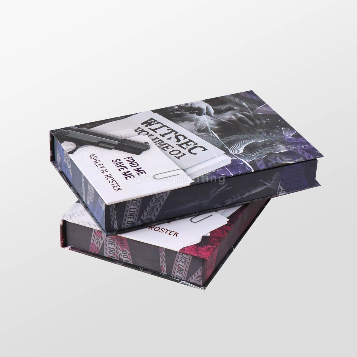 2 Novels Series with Foiling Hardcover, Color Pages, Sprayed Edges, Foiled Endpapers