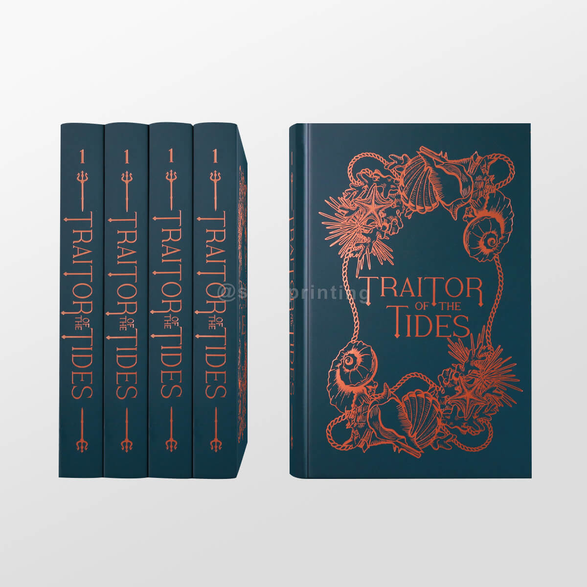 Special Edition Hardcover with Colored End Pages, Sprayed Edges, Gold Foiling on Cover