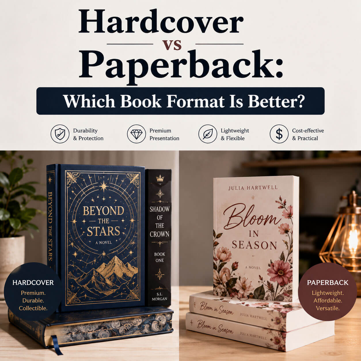 Hardcover vs Paperback: Which Book Format Is Better?