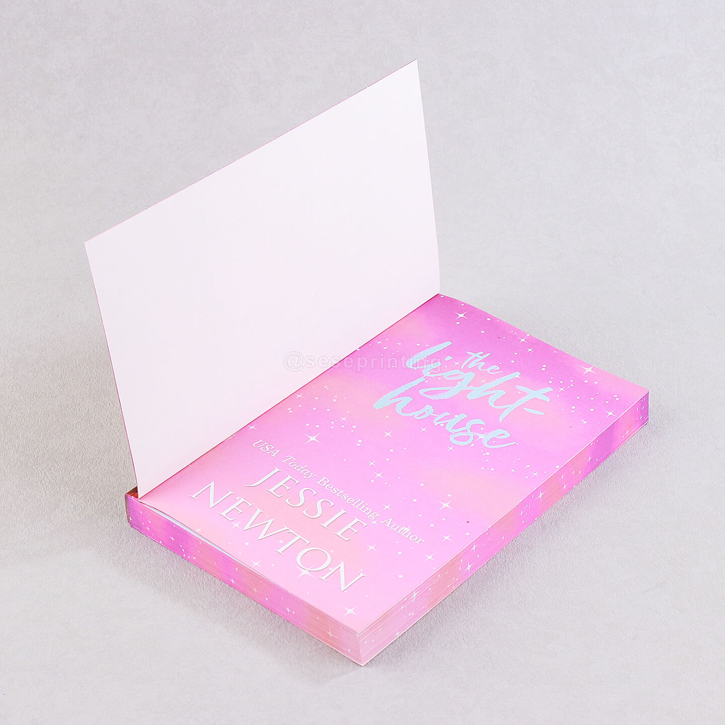Special Edition Paperback Novel Printing with Foil Covers, Sprayed Edges, Signed Page