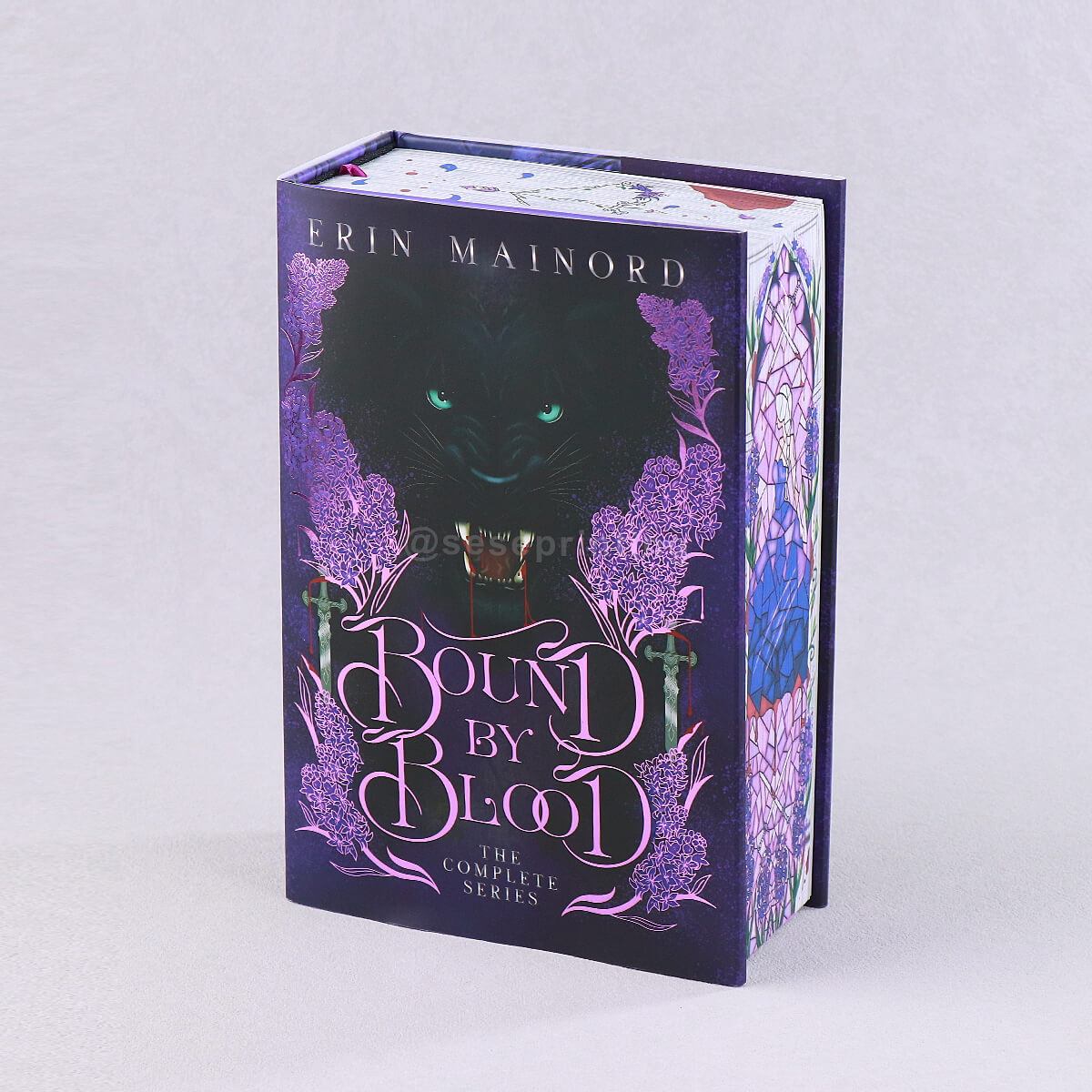 Custom Fantasy Hardcover Book with Matte Lamination, Sprayed Edges and Dust Jacket