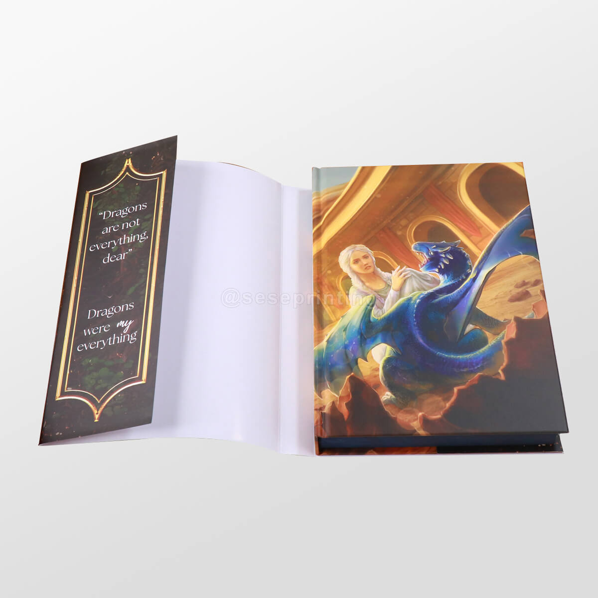 Special Edition Books Printed Edges, Matte Laminate Cover, End Pages and Dust Jackets