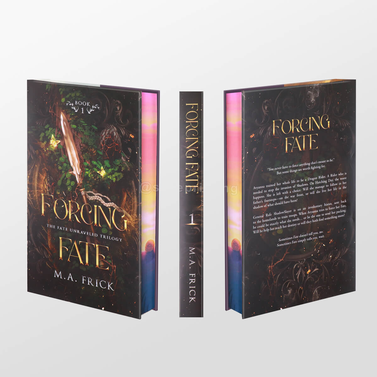 Special Edition Books Printed Edges, Matte Laminate Cover, End Pages and Dust Jackets