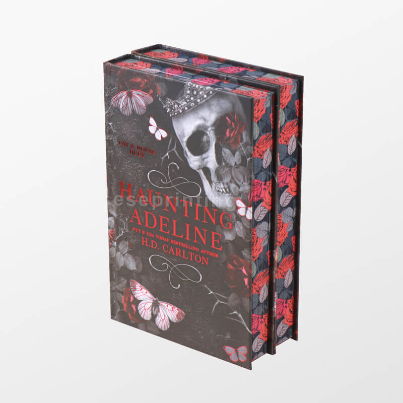 Collectors Edition Book Series with Foiled Letters on Cover and Sprayed Edges, End Page Image