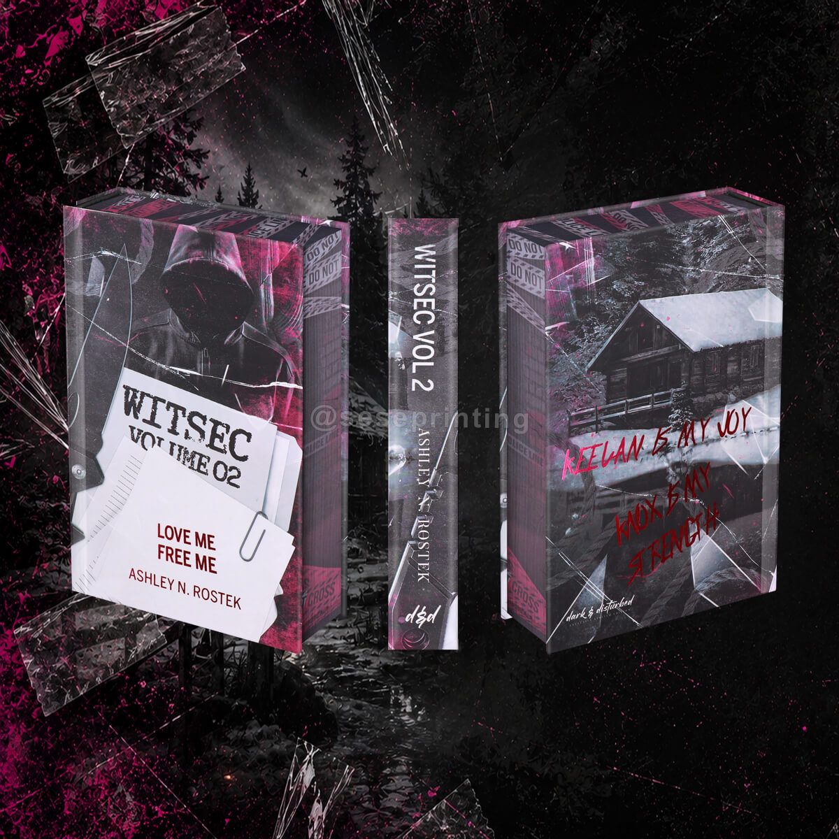 Color Pages Hardcover Special Edition Books Printed Edge Design, Foil Covers, Special Endpapers