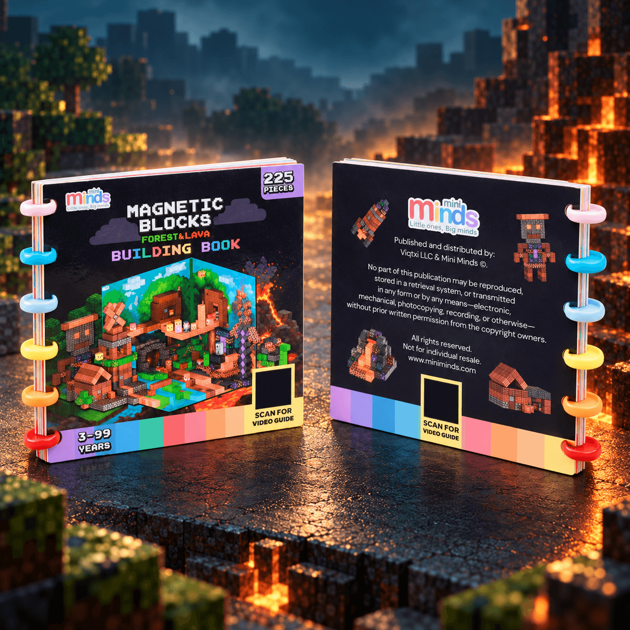 Full Color Childrens Book with Gloss Laminated Soft Cover and Durable Disc Bound Binding