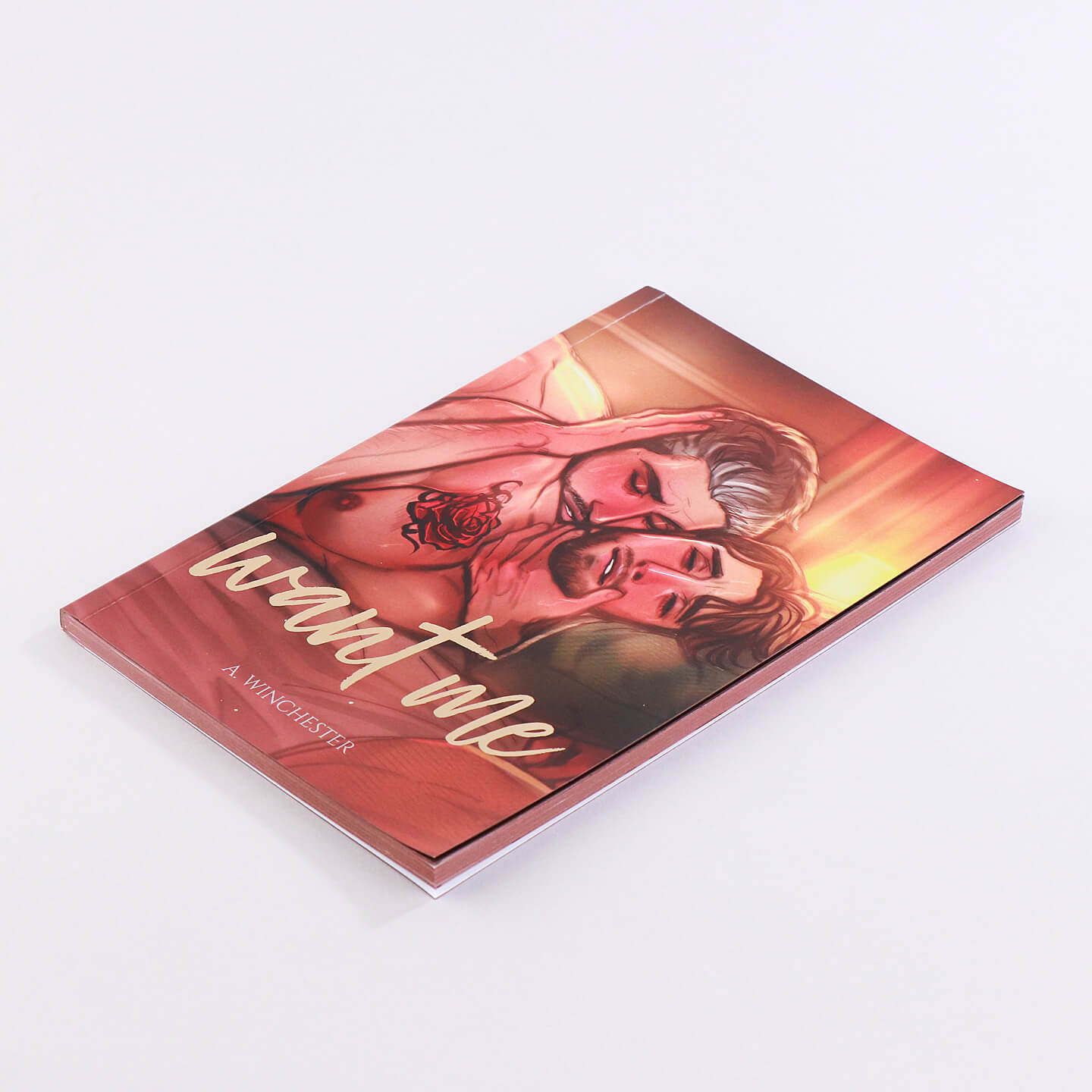 Custom Romance Paperback Printing with Foil Cover, Color Pages and Solid Sprayed Edges