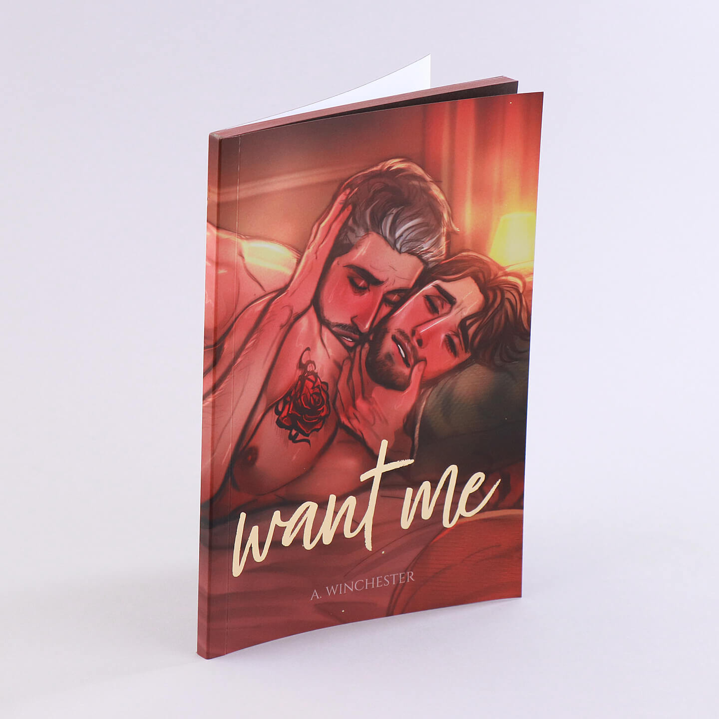 Custom Romance Paperback Printing with Foil Cover, Color Pages and Solid Sprayed Edges