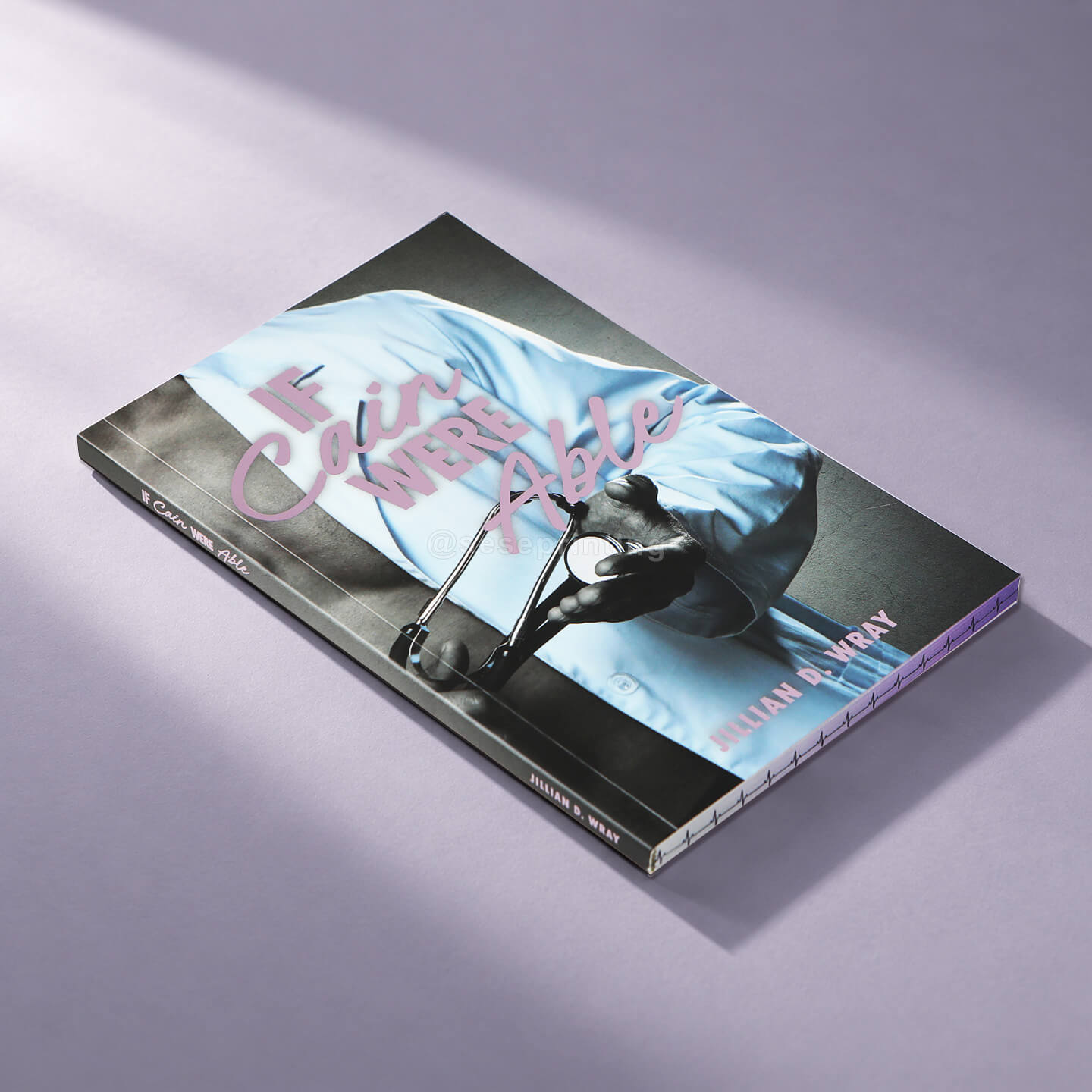 Premium Softcover Novel Printing with Foil Cover Finish and Custom Sprayed Edge Design