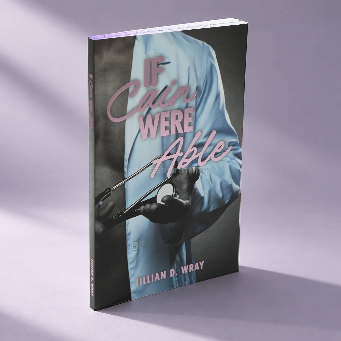 Premium Softcover Novel Printing with Foil Cover Finish and Custom Sprayed Edge Design