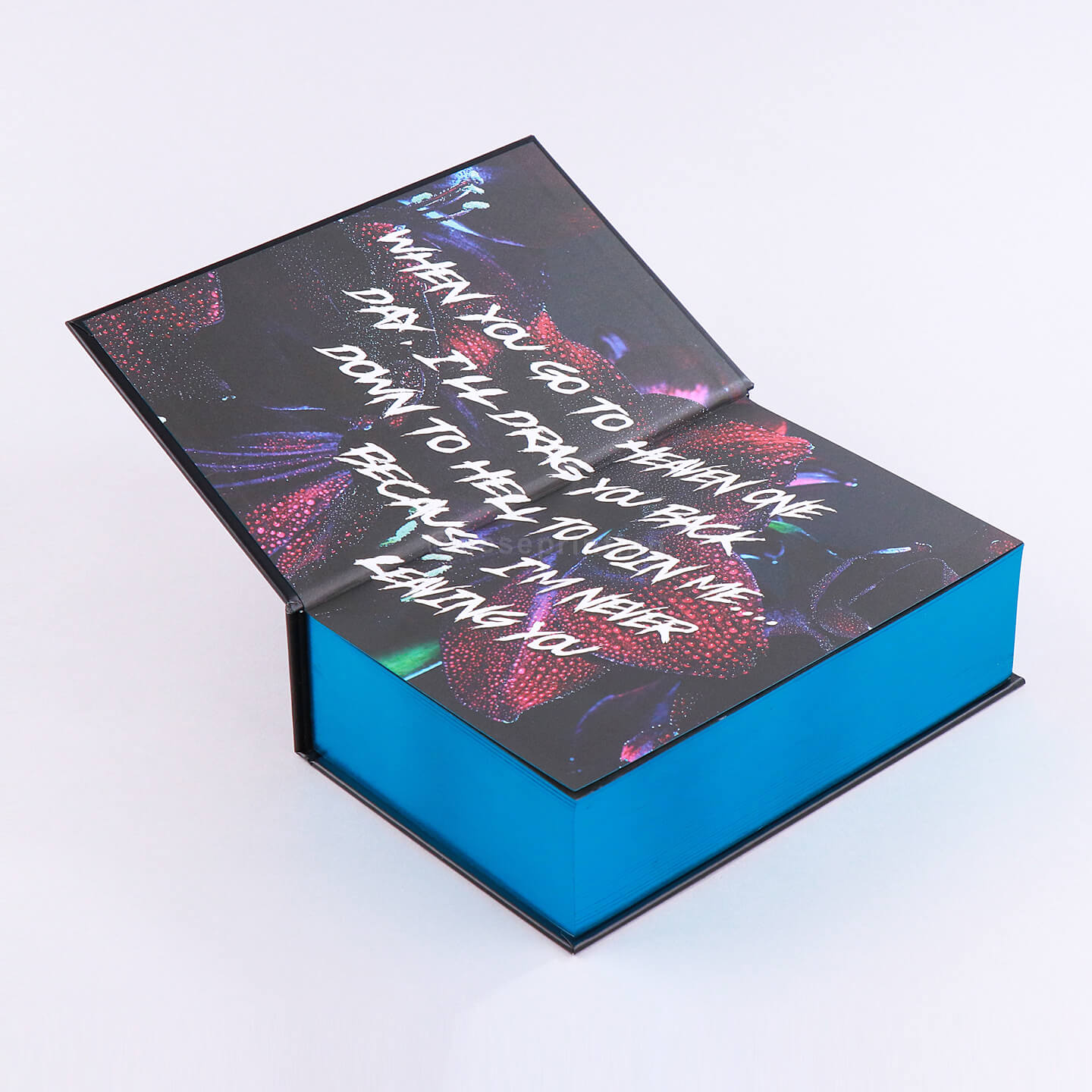 Dark Fantasy Hardcover Novel Printing with Foil Cover, Metallic Edges and Color Pages