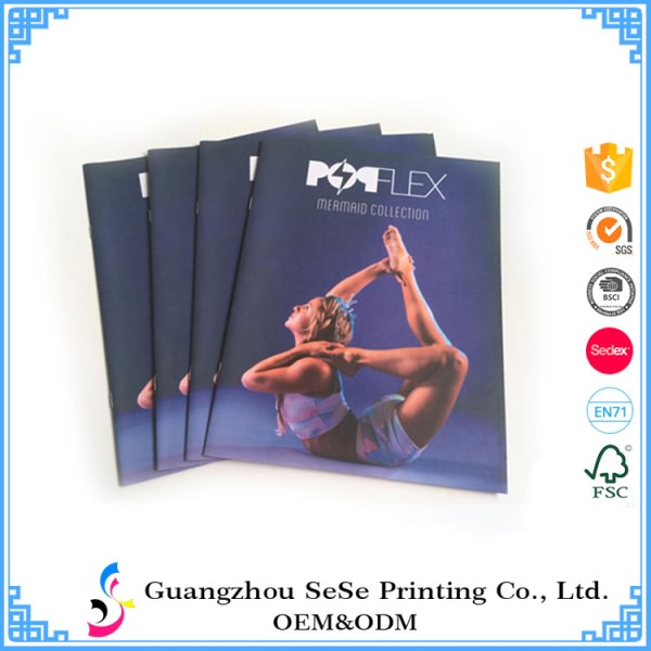 Professional Custom Saddle stitching Glossy Magazine Printing