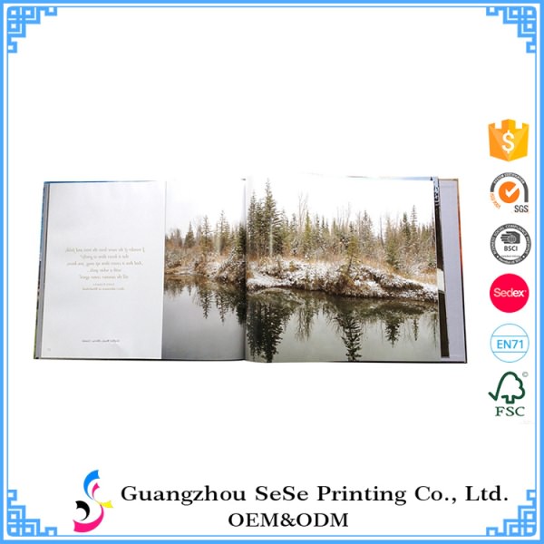 Professional printing custom made hardcover art book