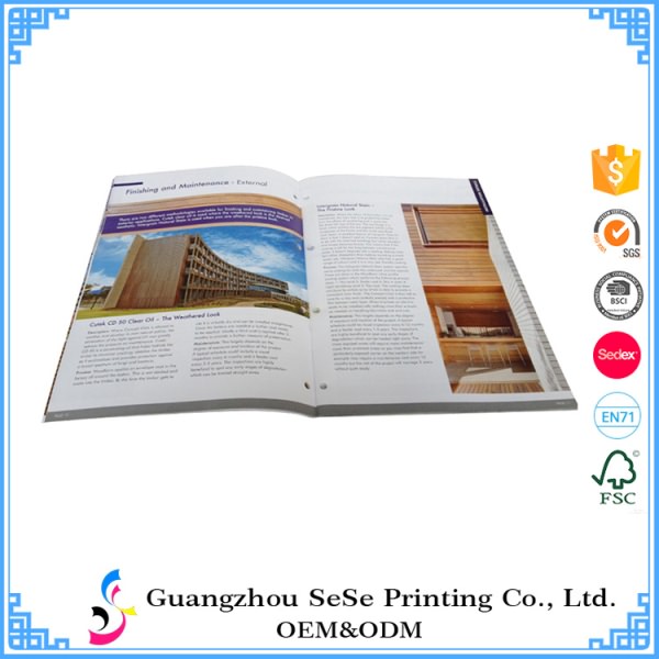 Direct Factory cheap catalogue bruchure booklet printing