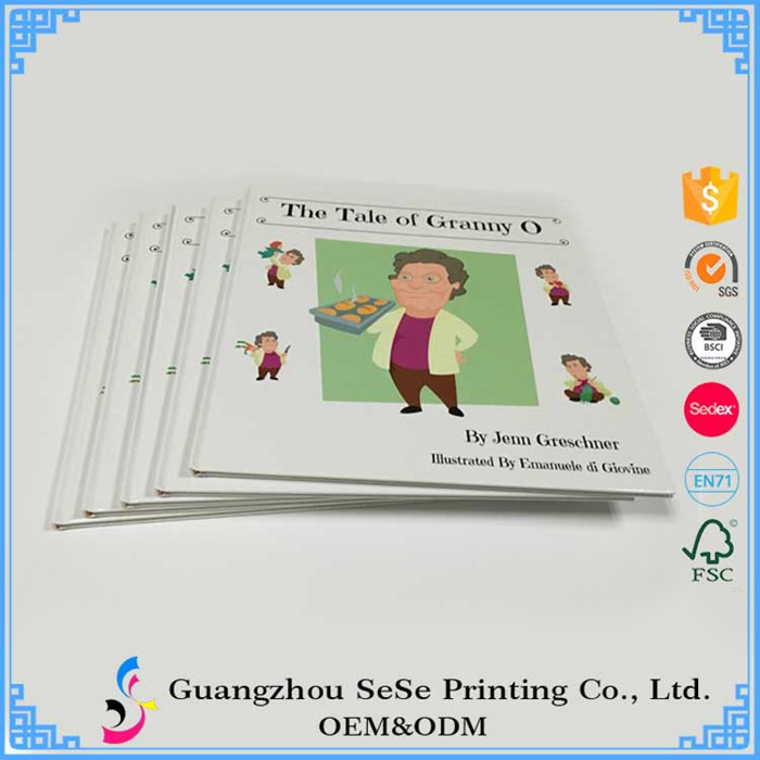 Book printing service four color cheap hardcover book printing