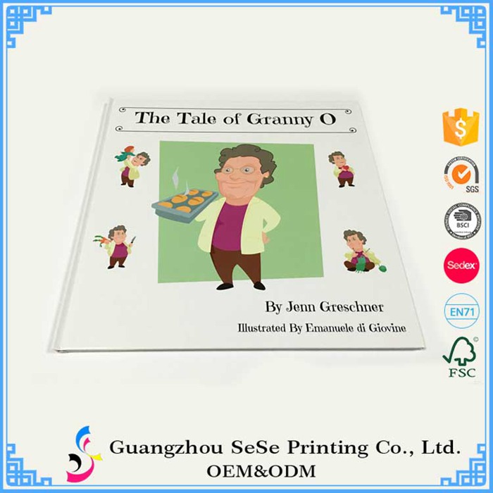 Book printing service four color cheap hardcover book printing