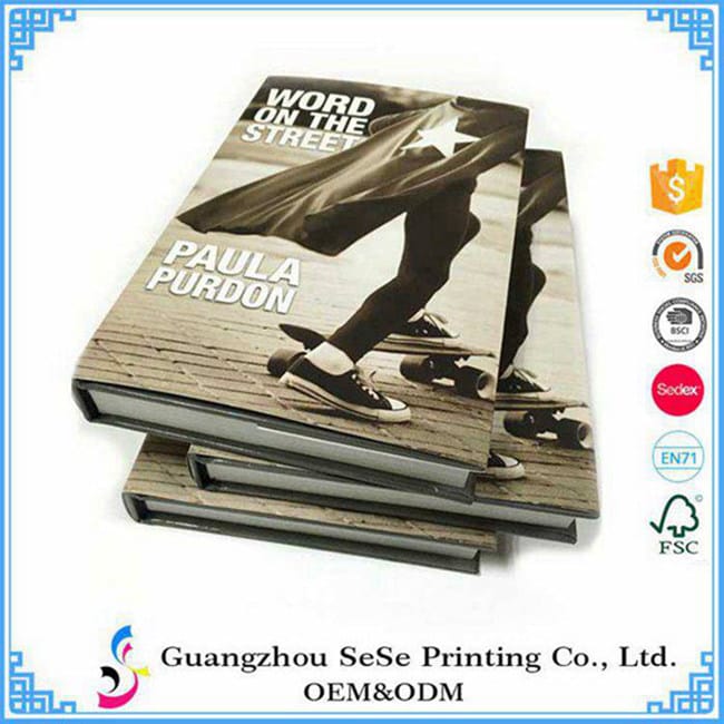 Custom printed hardcover book China book printing service