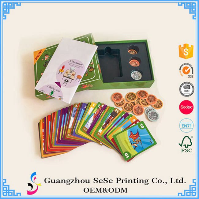 Wholesale Colorful Cheap Custom Playing Card Game Set Printing