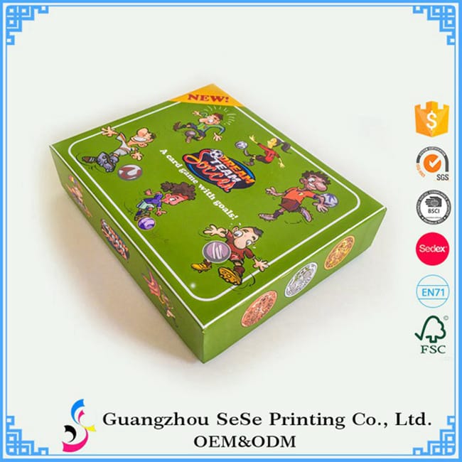 Wholesale Colorful Cheap Custom Playing Card Game Set Printing