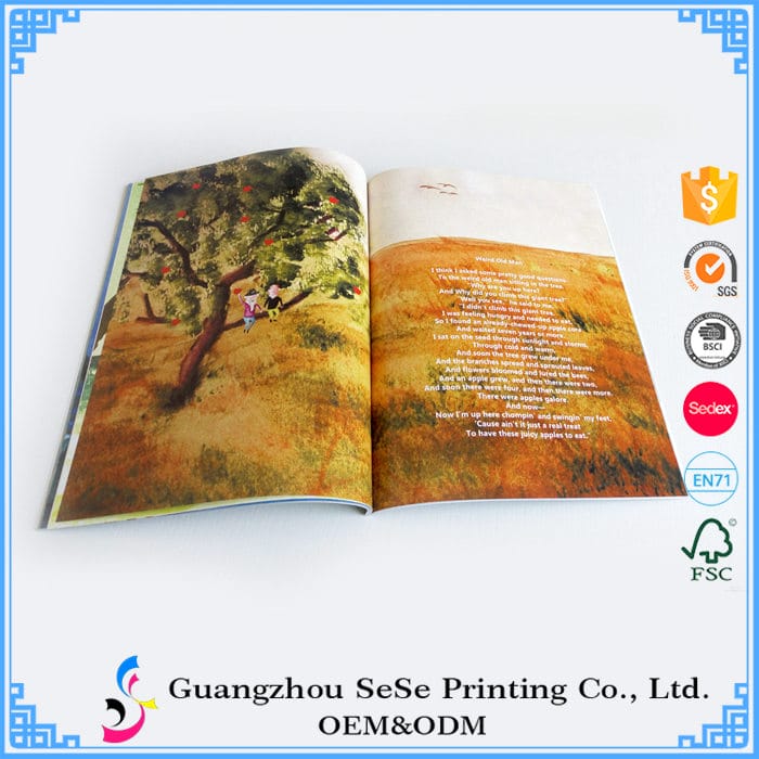 China Custom a4 size magazine printing with high quality