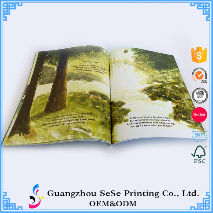 China cheap brand magazine printing / brochure /book printing