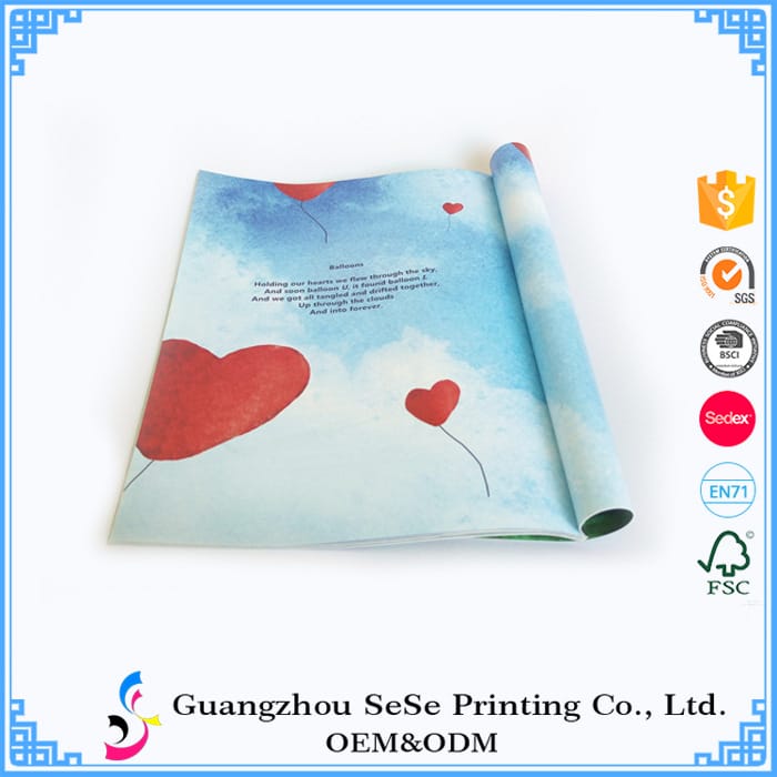China made custom CMYK printed adult magazine type wholesale