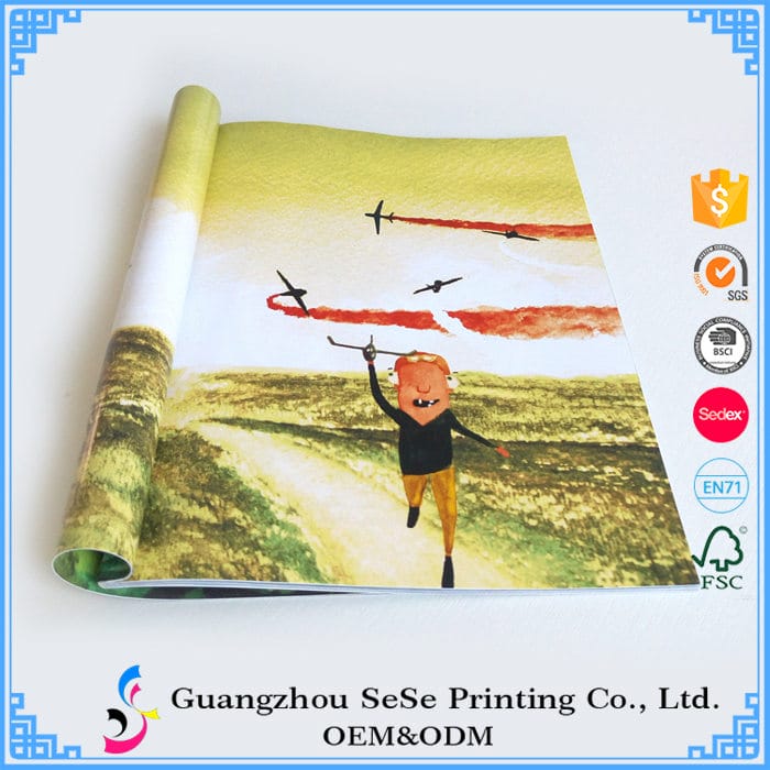 Wholesale Best selling saddle stitching binding magazine printing (7)